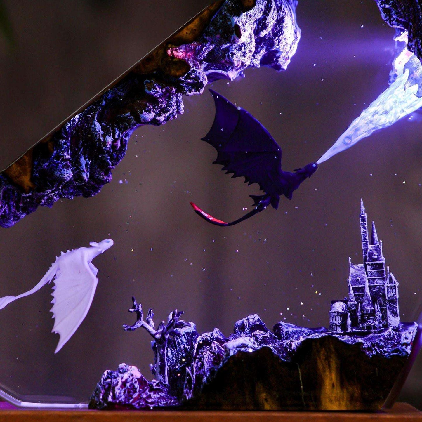 Dragon Creation - Night Fury Resin Lamp