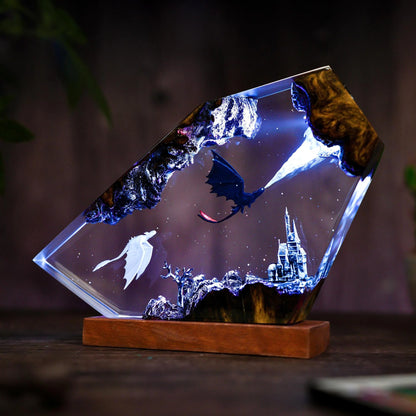 Dragon Creation - Night Fury Resin Lamp