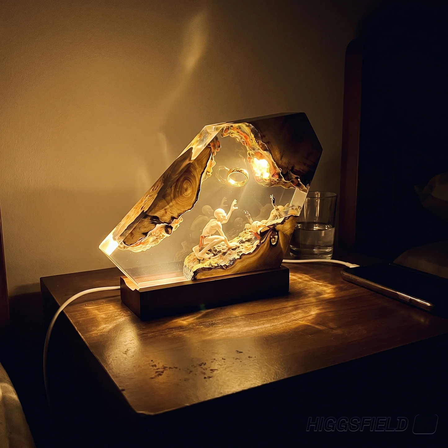 Dragon Creation - Gollum Lamp